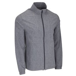 Greg Norman Windbreaker Stretch Jacket Black/Heather Men’s L Drawstring Waist